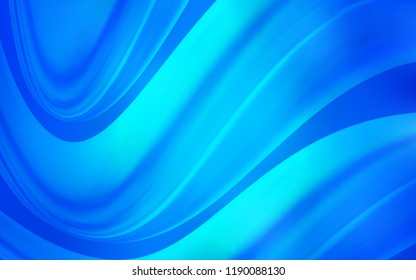 Light BLUE vector background with lava shapes. Creative illustration in halftone marble style with gradient. The template for cell phone backgrounds.