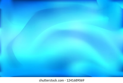 Light BLUE vector background with lava shapes. Shining crooked illustration in marble style. The best blurred design for your business.