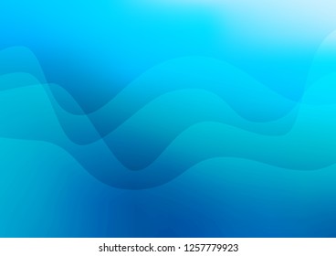 Light BLUE vector background with lava shapes. Colorful abstract illustration with gradient lines. Marble style for your business design.