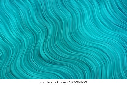 Light BLUE vector background with lava shapes. A sample with blurred bubble shapes. A completely new template for your business design.