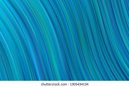 Light BLUE vector background with lava shapes. Colorful abstract illustration with gradient lines. A completely new template for your business design.