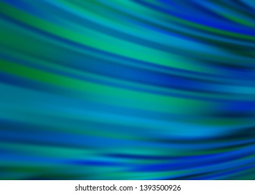Light BLUE vector background with lava shapes. Colorful abstract illustration with gradient lines. A completely new marble design for your business.