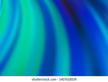 Light BLUE vector background with lava shapes. Colorful abstract illustration with gradient lines. A completely new marble design for your business.