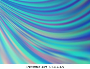 Light BLUE vector background with lava shapes. Blurred geometric sample with gradient bubbles.  New composition for your brand book.