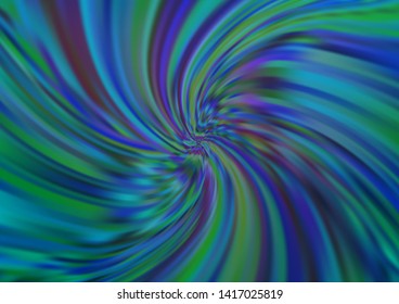 Light BLUE vector background with lava shapes. Modern gradient abstract illustration with bandy lines. Pattern for your business design.