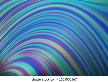 Light BLUE vector background with lava shapes. Shining crooked illustration in marble style. Textured wave pattern for backgrounds.