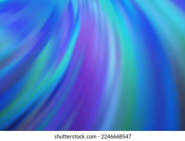 Light BLUE vector background with lava shapes. Shining crooked illustration in marble style. A new texture for your  ad, booklets, leaflets.
