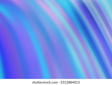 Light BLUE vector background with lava shapes. A vague circumflex abstract illustration with gradient. Textured wave pattern for backgrounds.