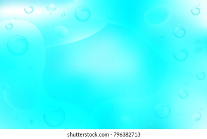 Light BLUE vector background with lava shapes. Shining illustration, which consist of blurred lines, circles. A completely new memphis design for your business.