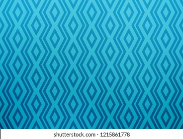 Light BLUE vector background with lines, rhombuses. Shining colorful illustration with lines, rectangles. Pattern for ads, posters, banners.
