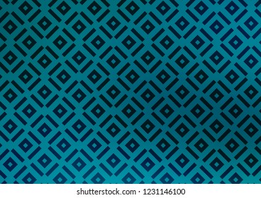 Light BLUE vector background with lines, rhombuses. Glitter abstract illustration with colorful lines, rhombuses. Backdrop for TV commercials.