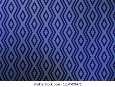 Light BLUE vector background with lines, rhombuses. Colorful lines, squares on abstract background with gradient. Backdrop for TV commercials.