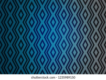 Light BLUE vector background with lines, rhombuses. Modern geometric abstract illustration with lines, squares. Pattern for websites, landing pages.