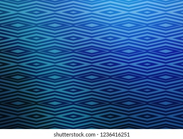 Light BLUE vector background with lines, rhombuses. Modern geometric abstract illustration with lines, squares. Smart design for your business advert.