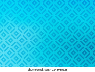 Light BLUE vector background with lines, rhombuses. Modern geometric abstract illustration with lines, squares. Backdrop for TV commercials.