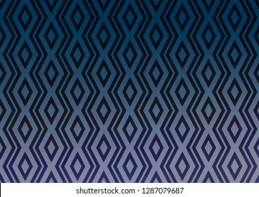 Light BLUE vector background with lines, rhombuses. Modern geometric abstract illustration with lines, squares. Best design for your ad, poster, banner.