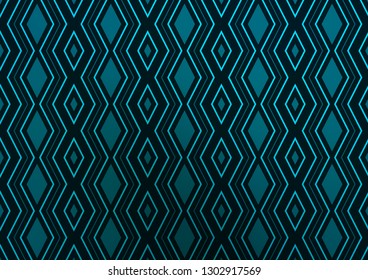 Light BLUE vector background with lines, rhombuses. Modern geometric abstract illustration with lines, squares. Smart design for your business advert.