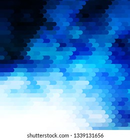 Light BLUE vector background with lines. Gradient abstract design in simple style with sharp lines. Pattern for ads, commercials.