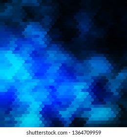Light BLUE vector background with lines. Geometric abstract illustration with blurred lines. Best design for your posters, banners.