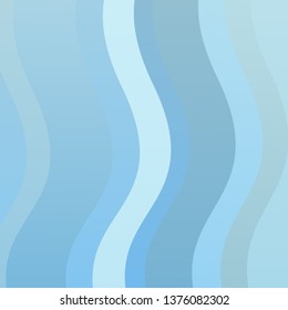 Light BLUE vector background with lines. Illustration in abstract style with gradient curved.  Pattern for websites, landing pages.