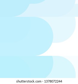 Light BLUE vector background with lines. Colorful gradient illustration with abstract flat lines. Template for your UI design.