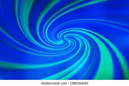 Light BLUE vector background with lines. A shining illustration, which consists of curved lines. Template for cell phone screens.