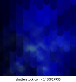 Light BLUE vector background with lines. Gradient illustration with straight lines in abstract style. Template for your UI design.