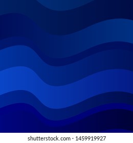 Light BLUE vector background with lines. Illustration in halftone style with gradient curves. Pattern for ads, commercials.