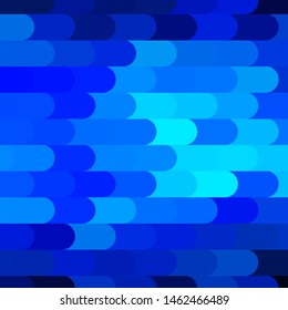 Light BLUE vector background with lines. Modern abstract illustration with colorful lines. Pattern for booklets, leaflets.