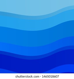 Light BLUE vector background with lines. Illustration in halftone style with gradient curves. Pattern for commercials, ads.