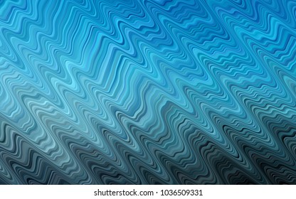 Light BLUE vector background with liquid shapes. Colorful abstract illustration with gradient lines. Marble style for your business design.