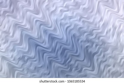 Light BLUE vector background with liquid shapes. A vague circumflex abstract illustration with gradient. Brand-new design for your ads, poster, banner.