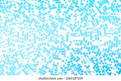 Light BLUE vector background with liquid shapes. A vague circumflex abstract illustration with gradient. Marble style for your business design.