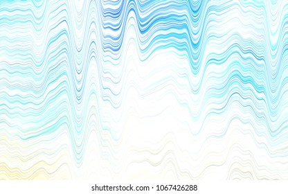 Light BLUE vector background with liquid shapes. An elegant bright illustration with gradient. Brand-new design for your ads, poster, banner.