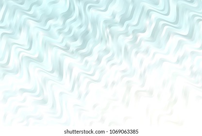 Light BLUE vector background with liquid shapes. Shining illustration, which consist of blurred lines, circles. Marble design for your web site.