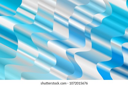 Light BLUE vector background with liquid shapes. Geometric illustration in marble style with gradient.  A completely new marble design for your business.