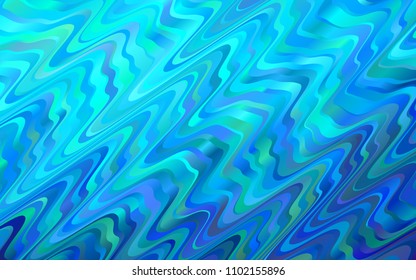 Light BLUE vector background with liquid shapes. Colorful illustration in abstract marble style with gradient. A completely new marble design for your business.
