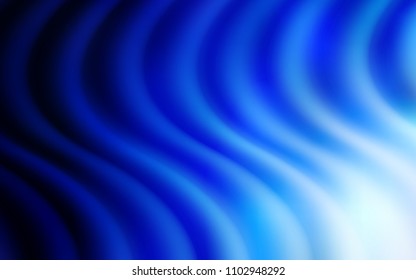 Light BLUE vector background with liquid shapes. Blurred geometric sample with gradient bubbles.  Marble style for your business design.