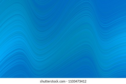 Light BLUE vector background with liquid shapes. A sample with blurred bubble shapes. New composition for your brand book.