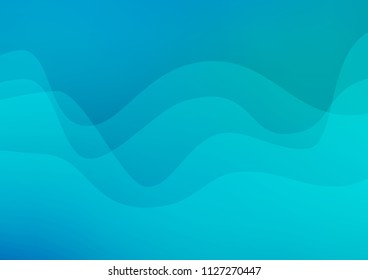 Light BLUE vector background with liquid shapes. Shining crooked illustration in marble style. The best blurred design for your business.