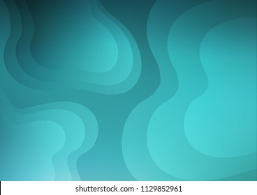 Light BLUE vector background with liquid shapes. Creative illustration in halftone marble style with gradient. A new texture for your  ad, booklets, leaflets.