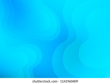 Light BLUE vector background with liquid shapes. Brand new colored illustration in marble style with gradient. Marble design for your web site.