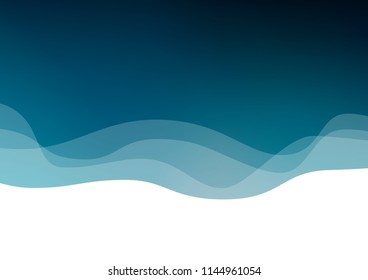 Light BLUE vector background with liquid shapes. Shining crooked illustration in marble style. The best blurred design for your business.