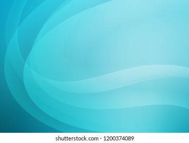 Light BLUE vector background with liquid shapes. Shining crooked illustration in marble style. Pattern for your business design.