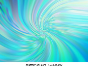 Light BLUE vector background with liquid shapes. Modern gradient abstract illustration with bandy lines. A completely new marble design for your business.