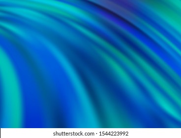 Light BLUE vector background with liquid shapes. A vague circumflex abstract illustration with gradient. Marble style for your business design.