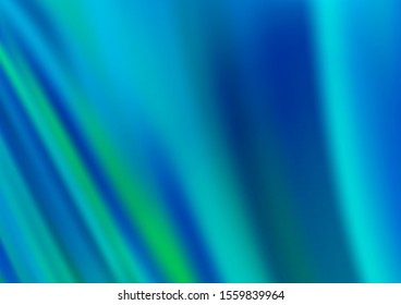 Light BLUE vector background with liquid shapes. Colorful abstract illustration with gradient lines. A new texture for your  ad, booklets, leaflets.