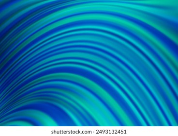 Light BLUE vector background with liquid shapes. Blurred geometric sample with gradient bubbles.  A completely new template for your business design.