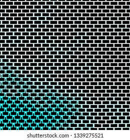 Light BLUE vector background in polygonal style. New abstract illustration with rectangular shapes. Best design for your ad, poster, banner.