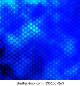 Light BLUE vector background in polygonal style. Rectangles with colorful gradient on abstract background. Pattern for commercials, ads.